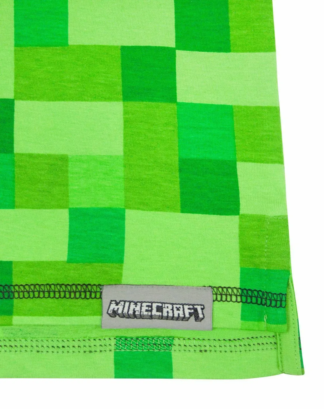 Minecraft Creeper Boys Green Short Sleeved T-Shirt