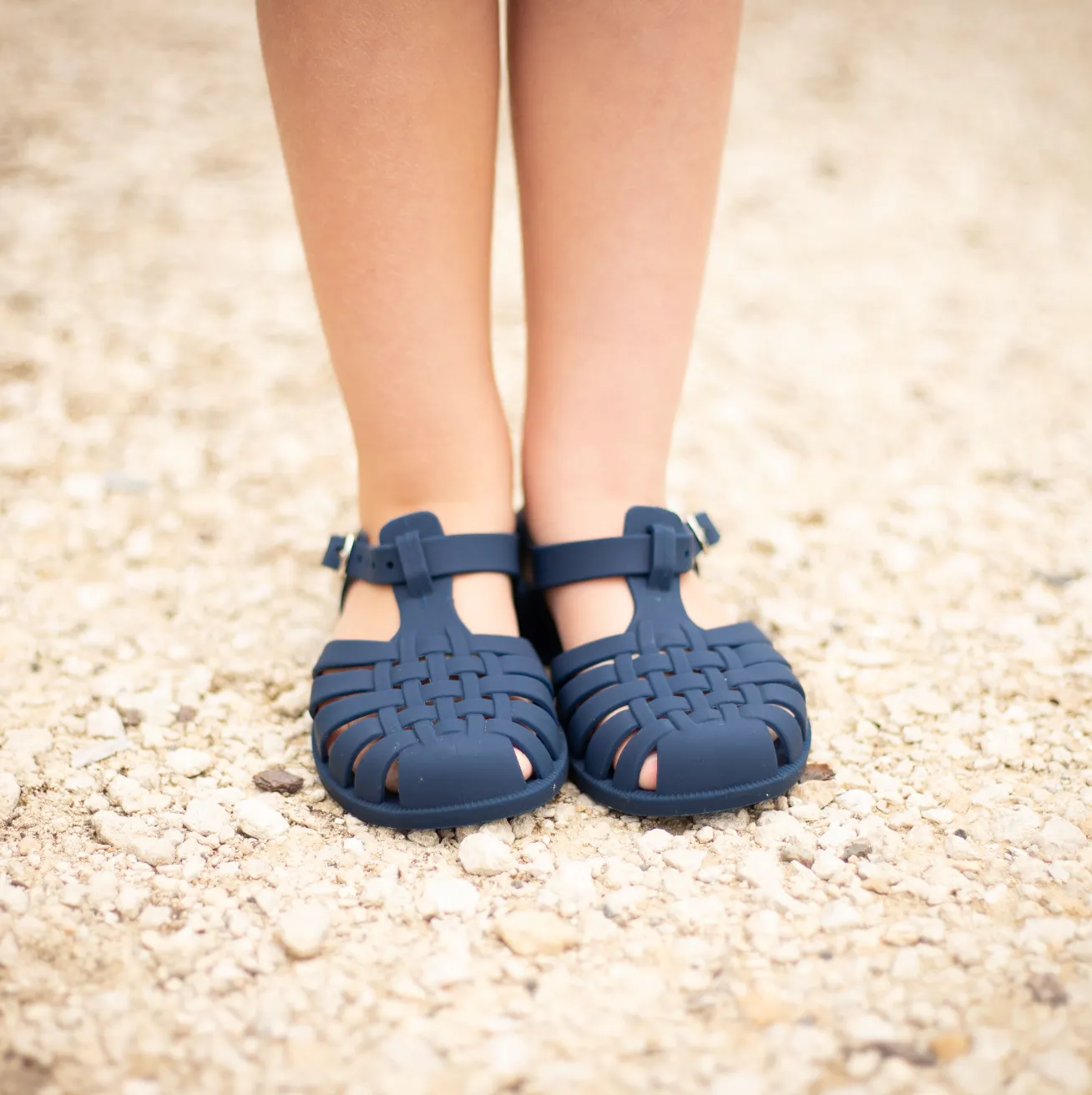 navy · classic plastic-free jelly sandals