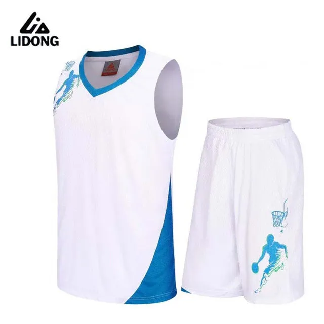 New Kids Basketball Jersey Sets Uniforms kits Child Boys Sports clothing Quick Dry Breathable Youth basketball jerseys shorts