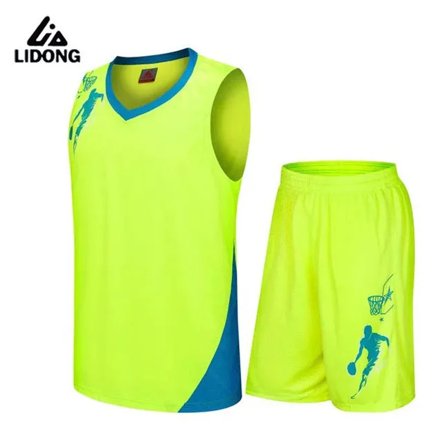 New Kids Basketball Jersey Sets Uniforms kits Child Boys Sports clothing Quick Dry Breathable Youth basketball jerseys shorts