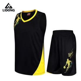 New Kids Basketball Jersey Sets Uniforms kits Child Boys Sports clothing Quick Dry Breathable Youth basketball jerseys shorts