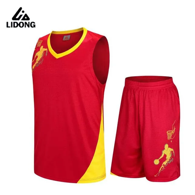 New Kids Basketball Jersey Sets Uniforms kits Child Boys Sports clothing Quick Dry Breathable Youth basketball jerseys shorts