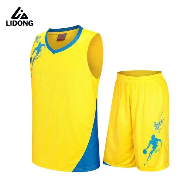 New Kids Basketball Jersey Sets Uniforms kits Child Boys Sports clothing Quick Dry Breathable Youth basketball jerseys shorts