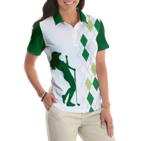 Queen Of The Green Short Sleeve Women Polo Shirt Coolspod