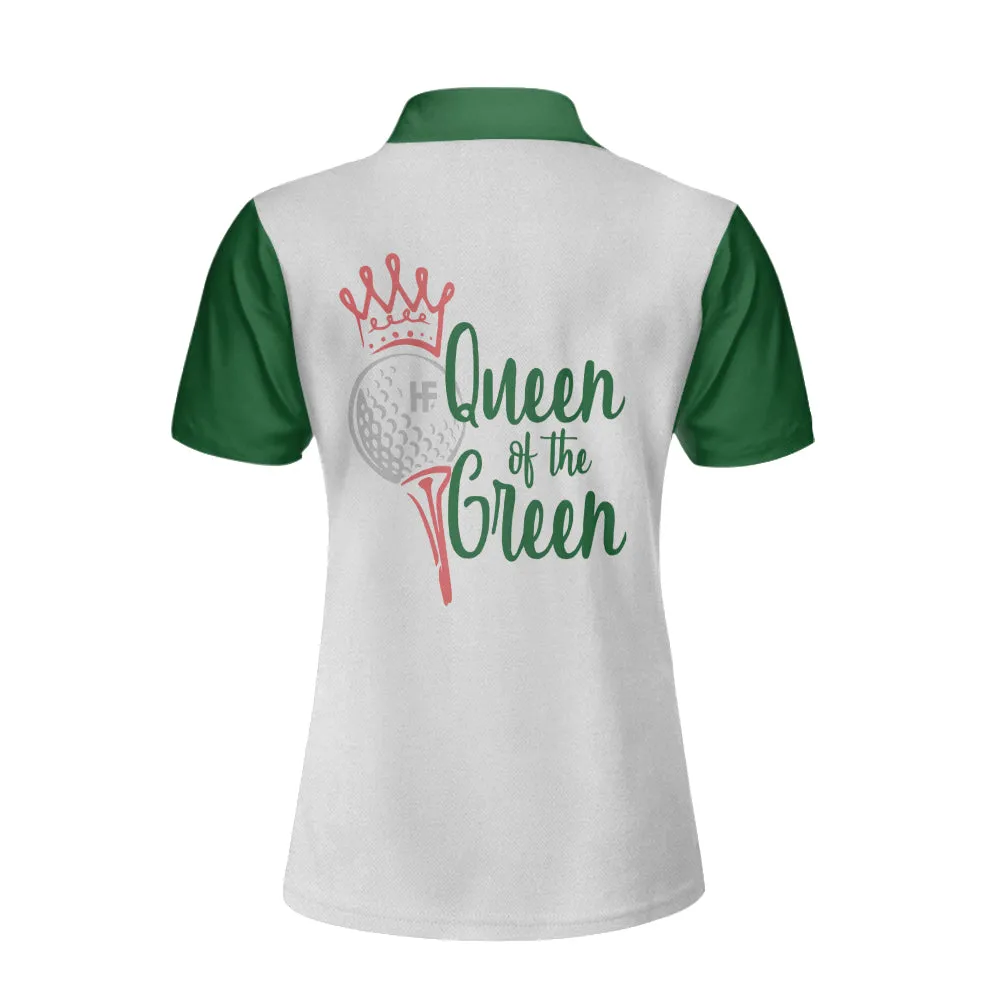 Queen Of The Green Short Sleeve Women Polo Shirt Coolspod