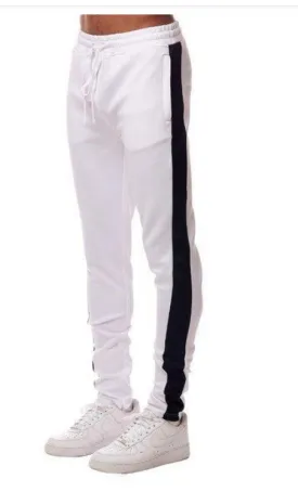 Rebel Minds - Track Pants - White/Black