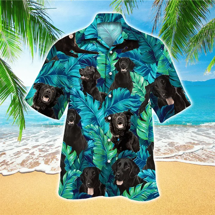 Retriever Dog Hawaiian Shirt, Dog Personalized Hawaiian Shirt Men