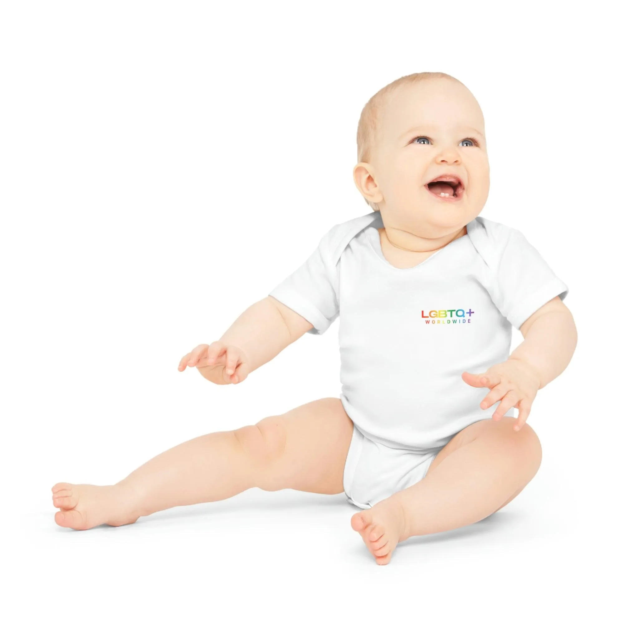 ,,ROBOT" Baby Organic Short Sleeve Bodysuit