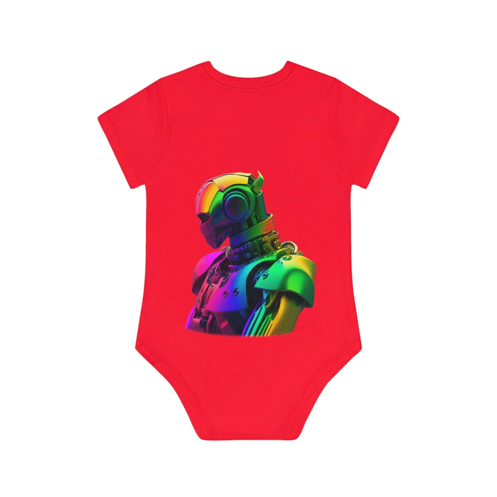 ,,ROBOT" Baby Organic Short Sleeve Bodysuit