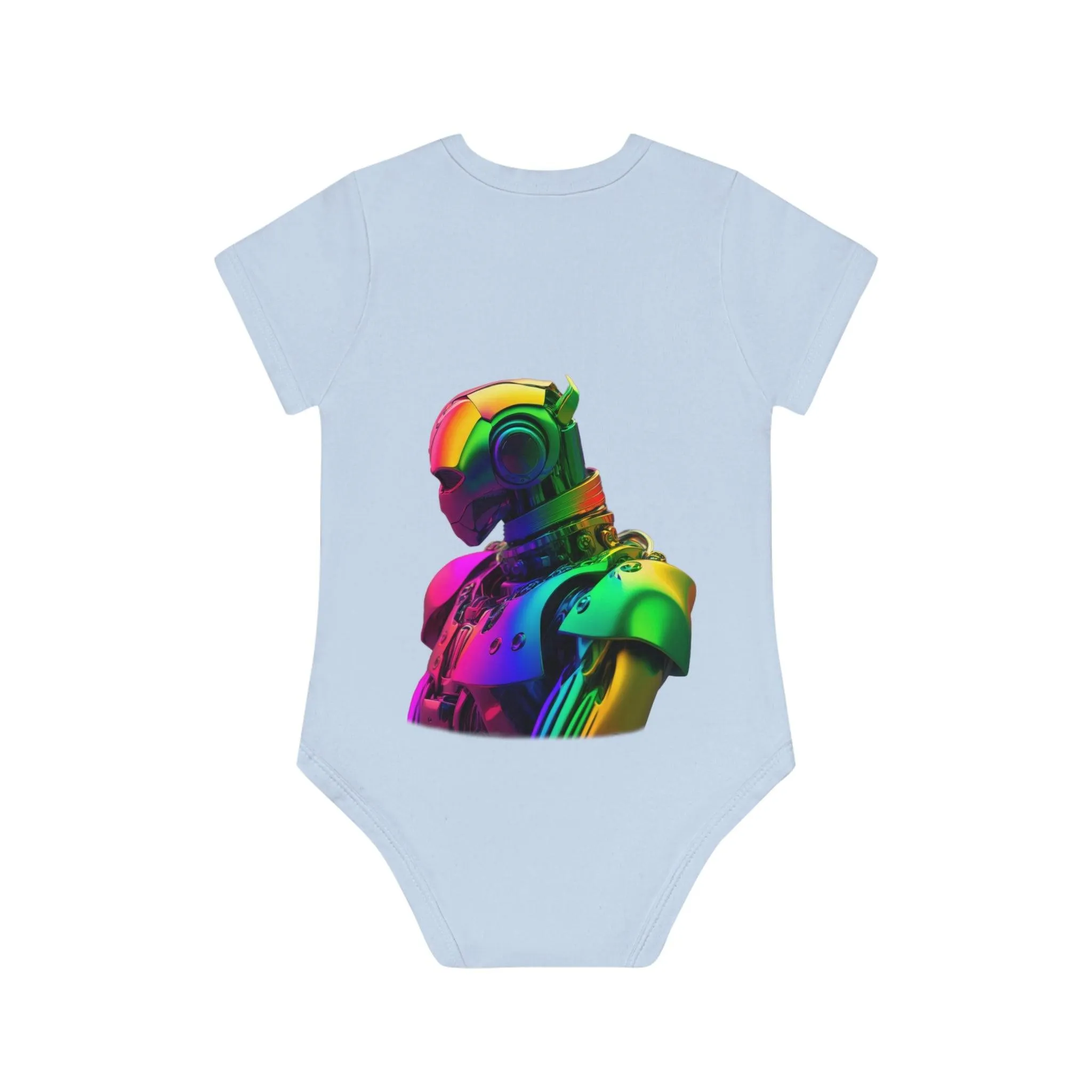 ,,ROBOT" Baby Organic Short Sleeve Bodysuit