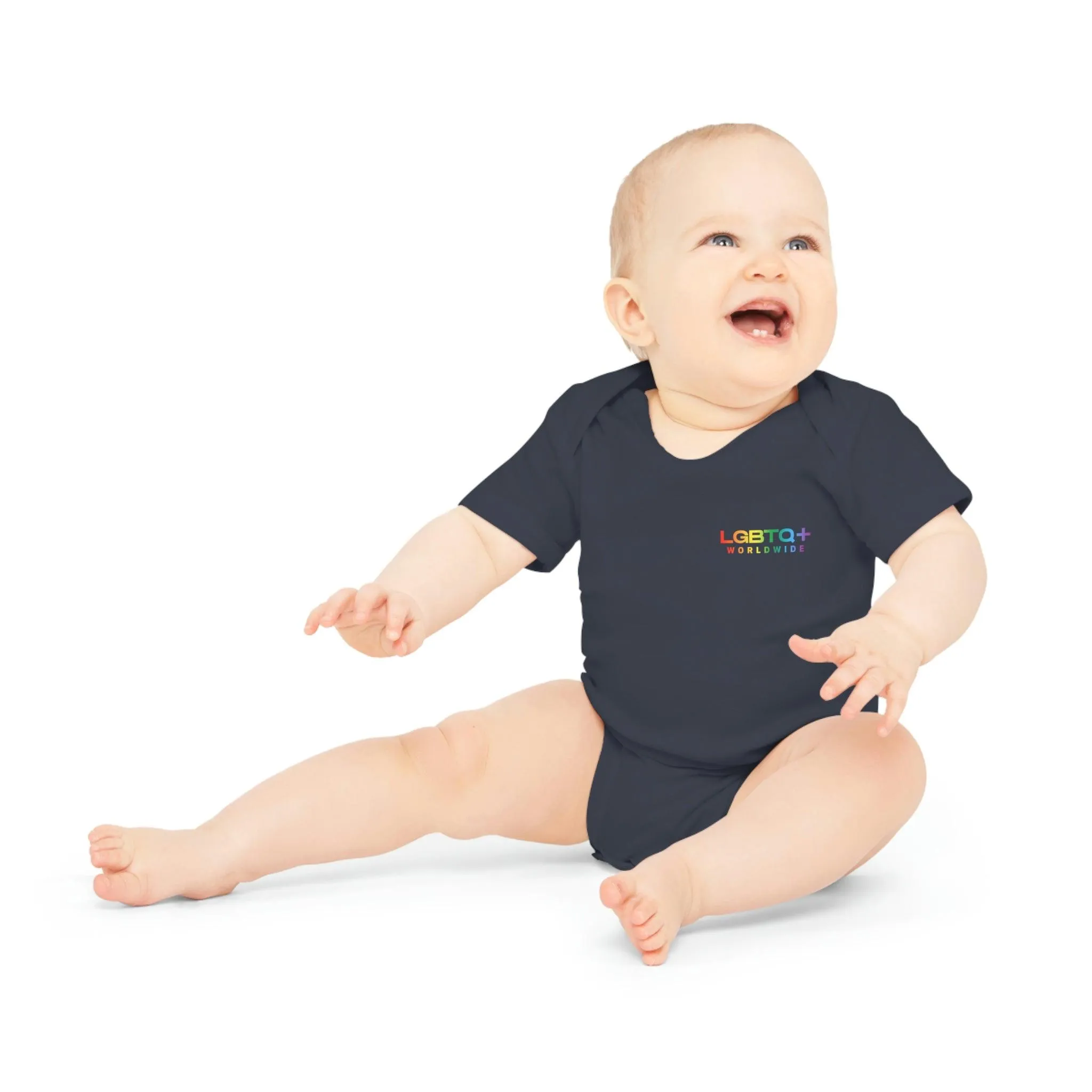 ,,ROBOT" Baby Organic Short Sleeve Bodysuit