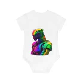 ,,ROBOT" Baby Organic Short Sleeve Bodysuit