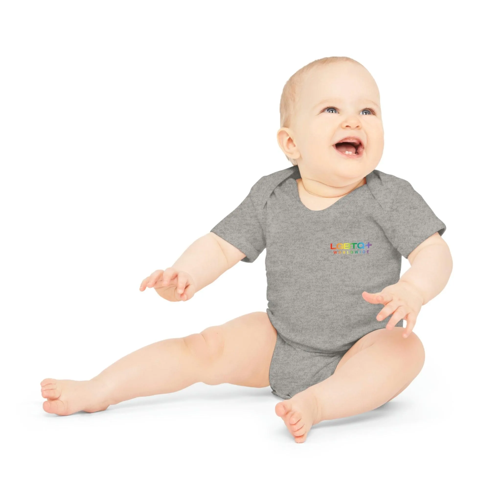 ,,ROBOT" Baby Organic Short Sleeve Bodysuit