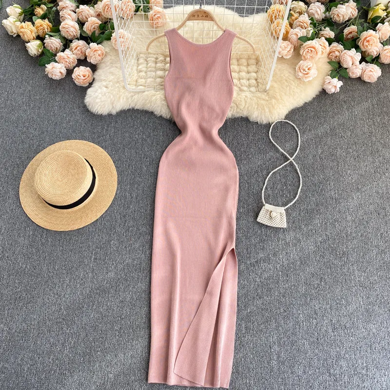 Sexy knitted dress    S321