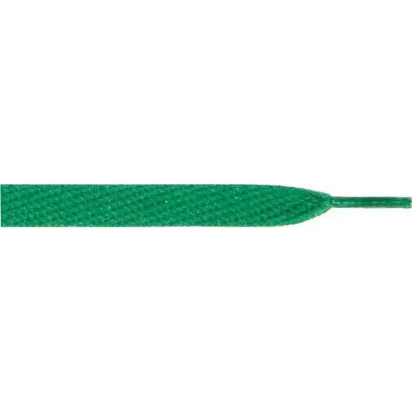 Skateboard Flat 1/2" - Green (12 Pair Pack) Shoelaces