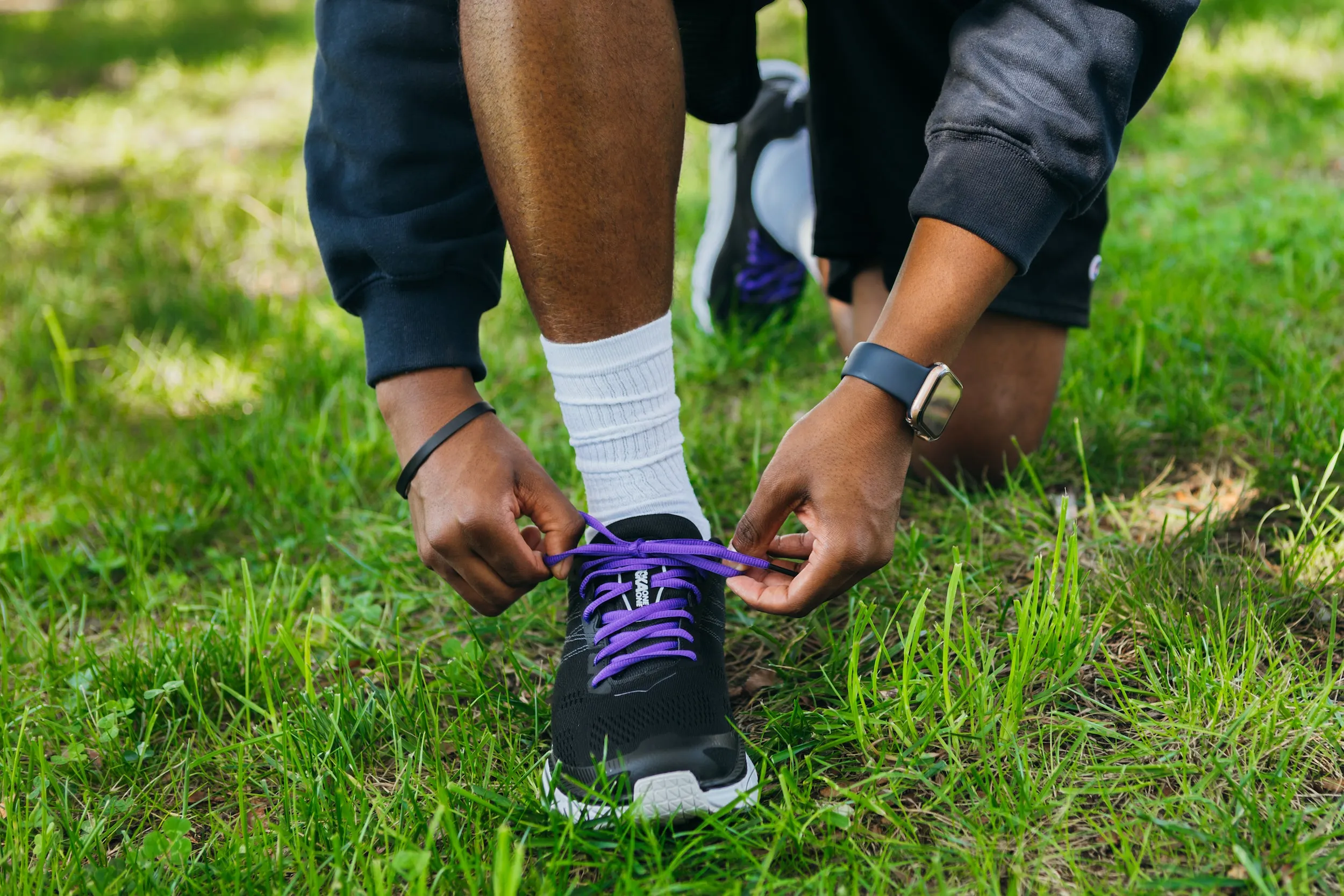 Solid Purple Athletic Sneaker Laces