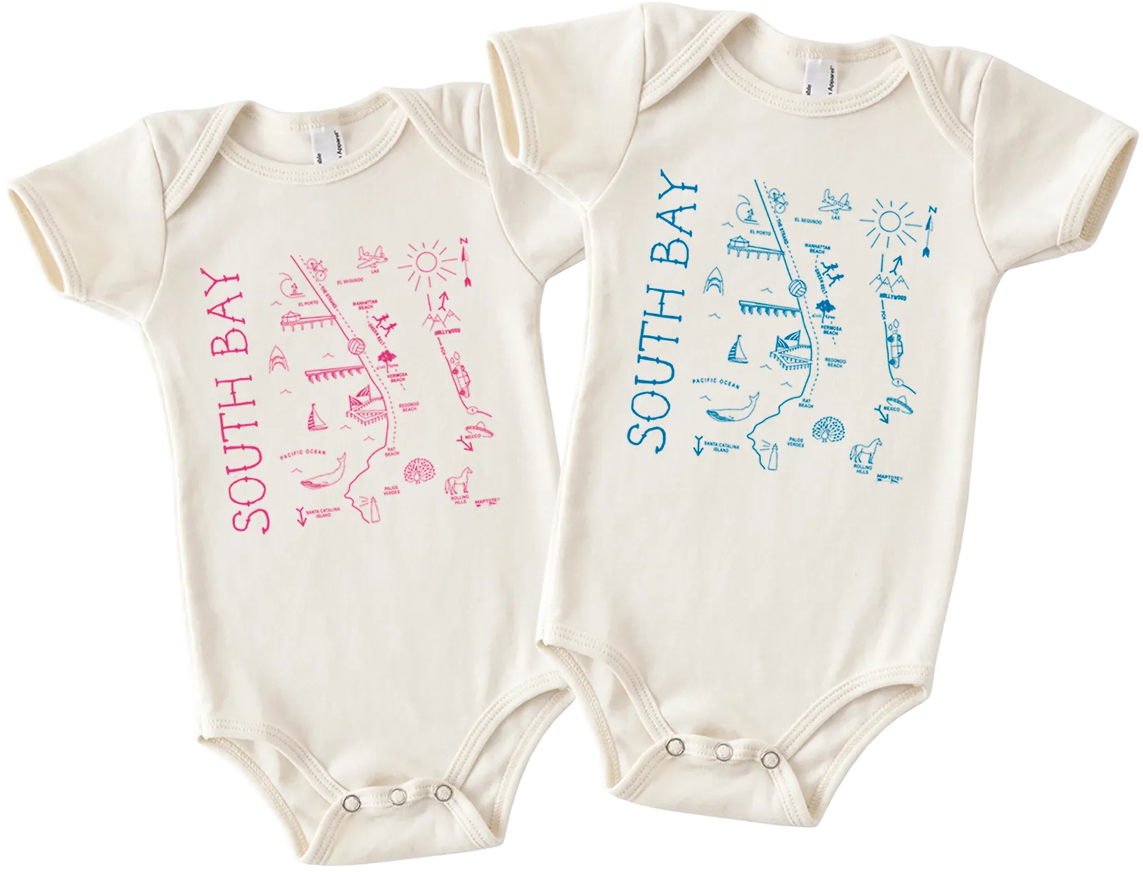 South Bay Onesie - Pink