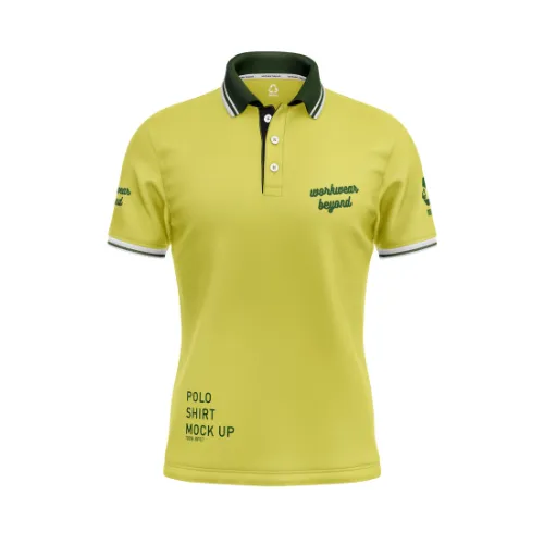 Sustainable RPET custom patterned polo shirts