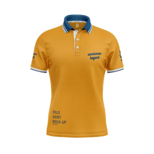 Sustainable RPET custom patterned polo shirts