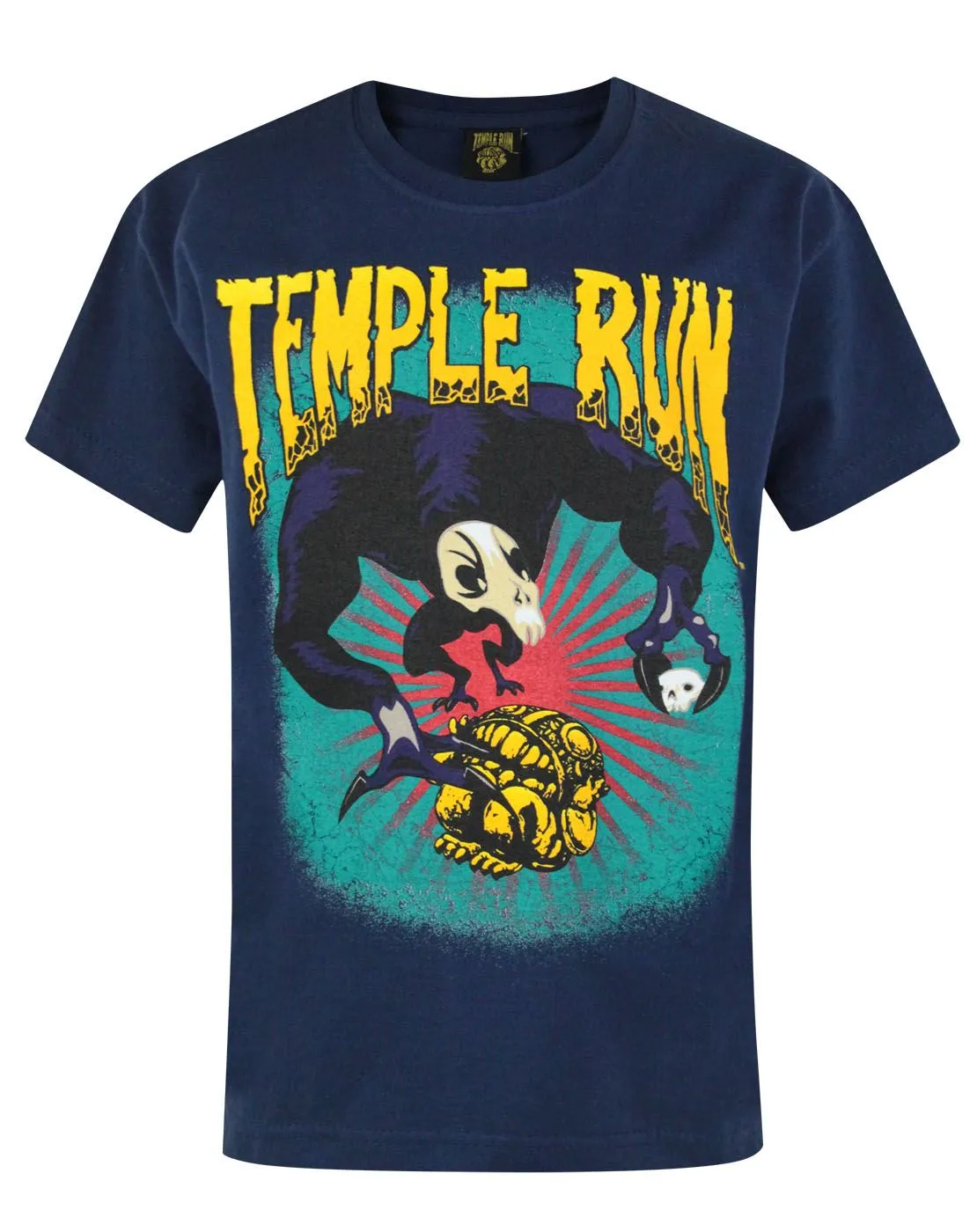 Temple Run Boys Blue Short Sleeved T-Shirt