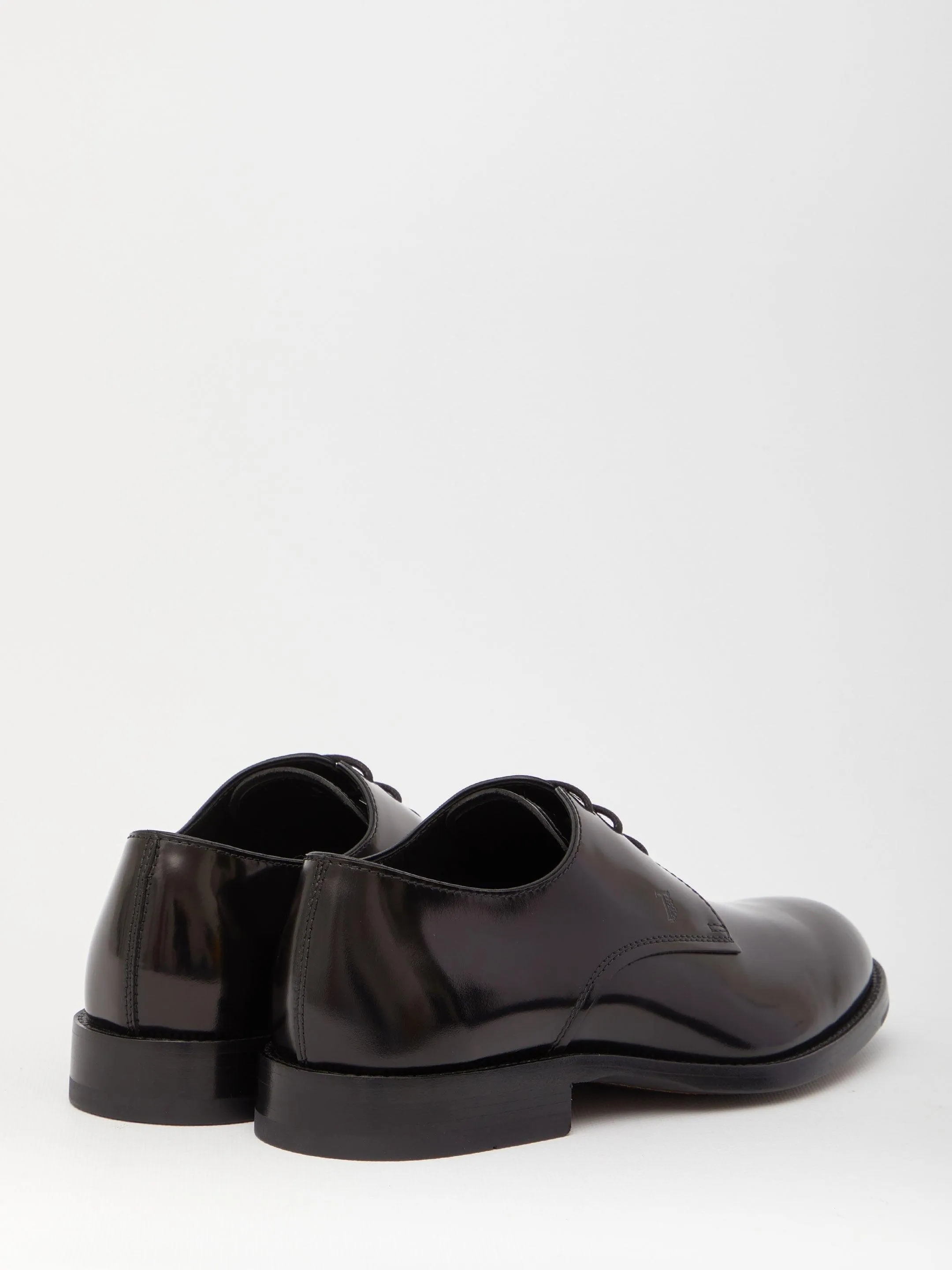 Tod's Lace-Up Leather Derby Shoes