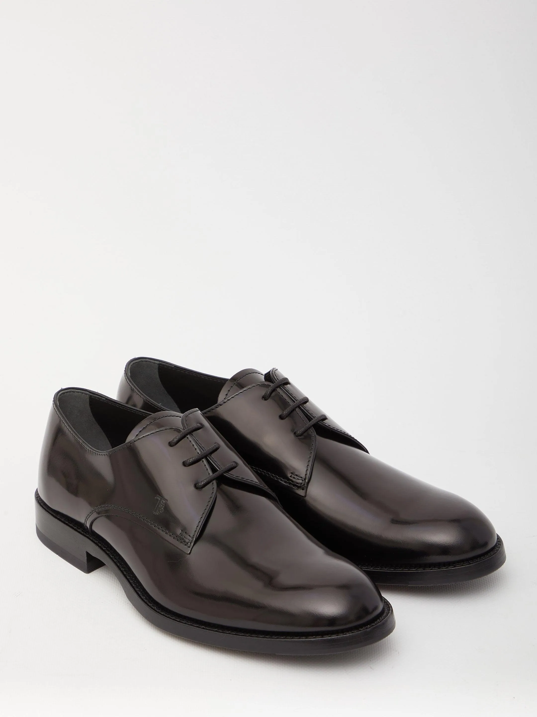 Tod's Lace-Up Leather Derby Shoes