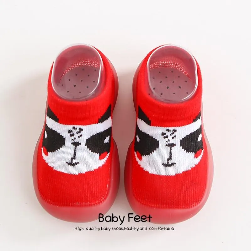 Unisex Baby Animal Cartoon Soft Rubber Soles Outdoor Anti-Slip Shoes