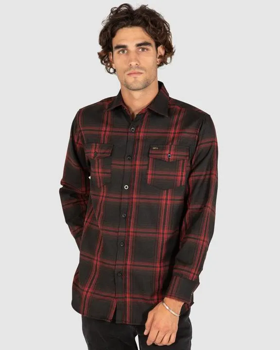 Unit Mens Newtown Flannel Red