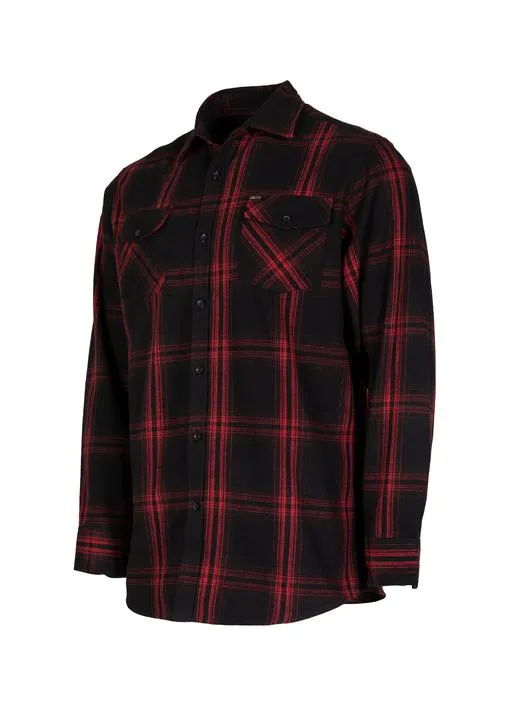 Unit Mens Newtown Flannel Red