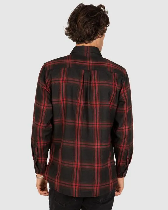 Unit Mens Newtown Flannel Red