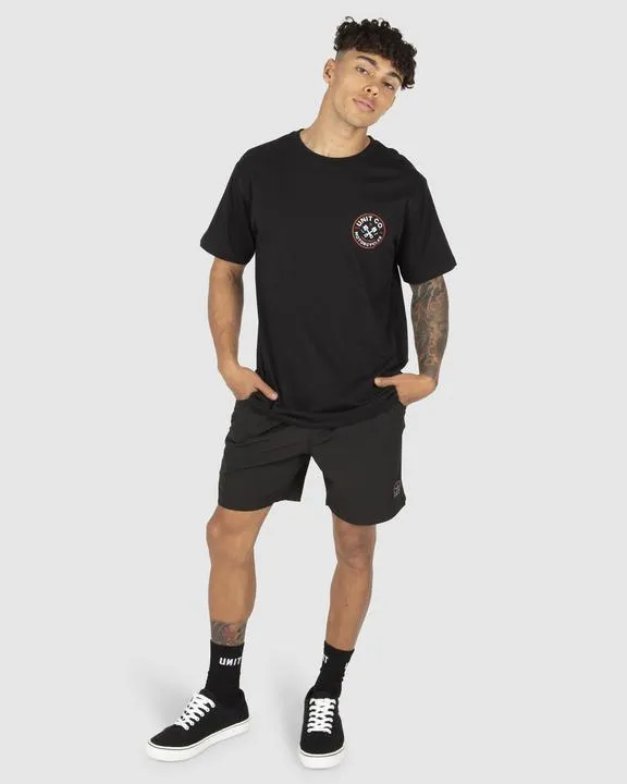 Unit Mens Outcast Tee Black