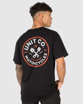 Unit Mens Outcast Tee Black