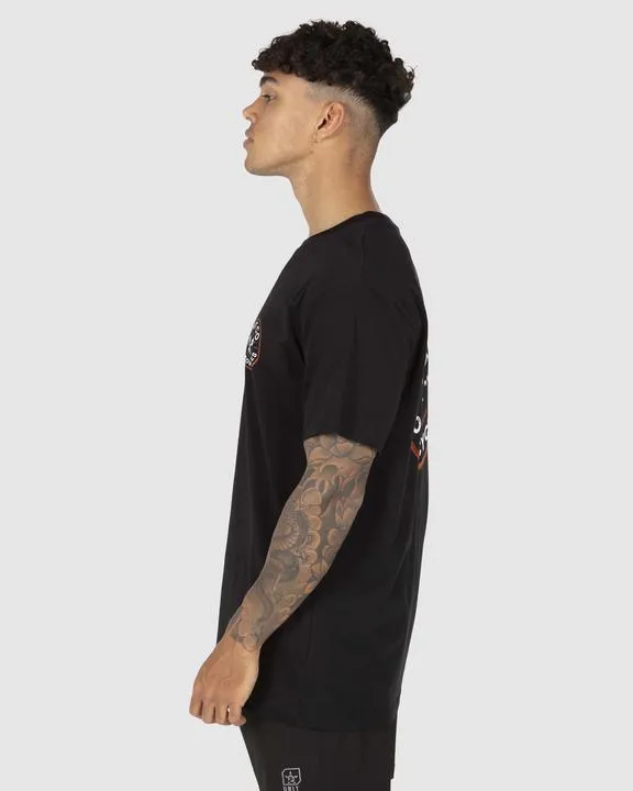 Unit Mens Outcast Tee Black