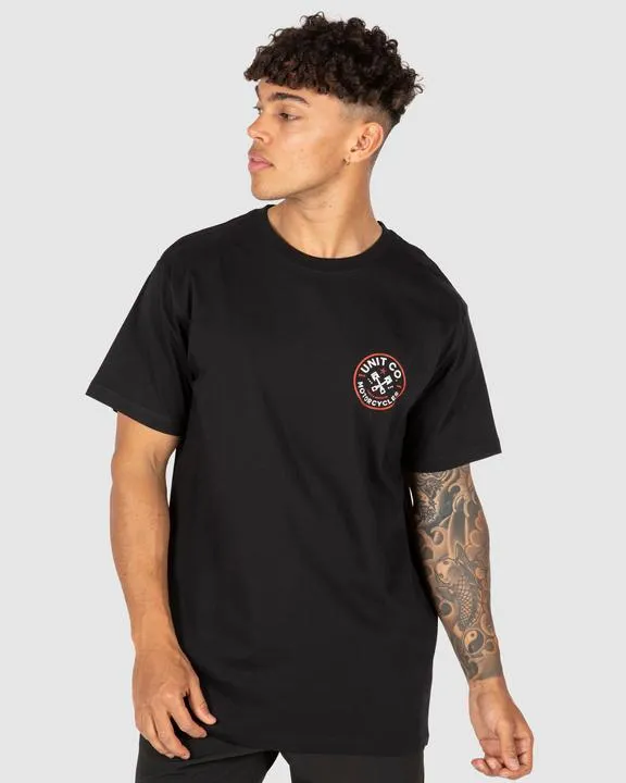 Unit Mens Outcast Tee Black