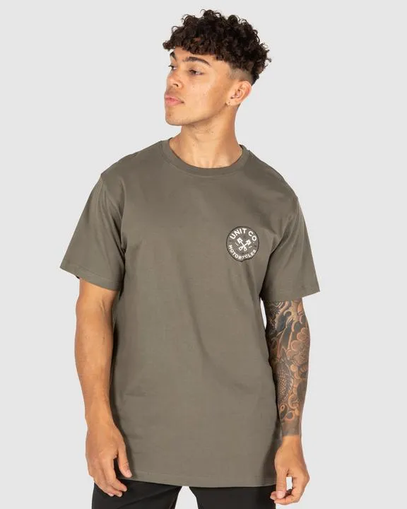 Unit Mens Outcast Tee Military