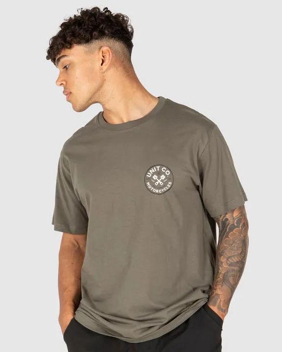 Unit Mens Outcast Tee Military