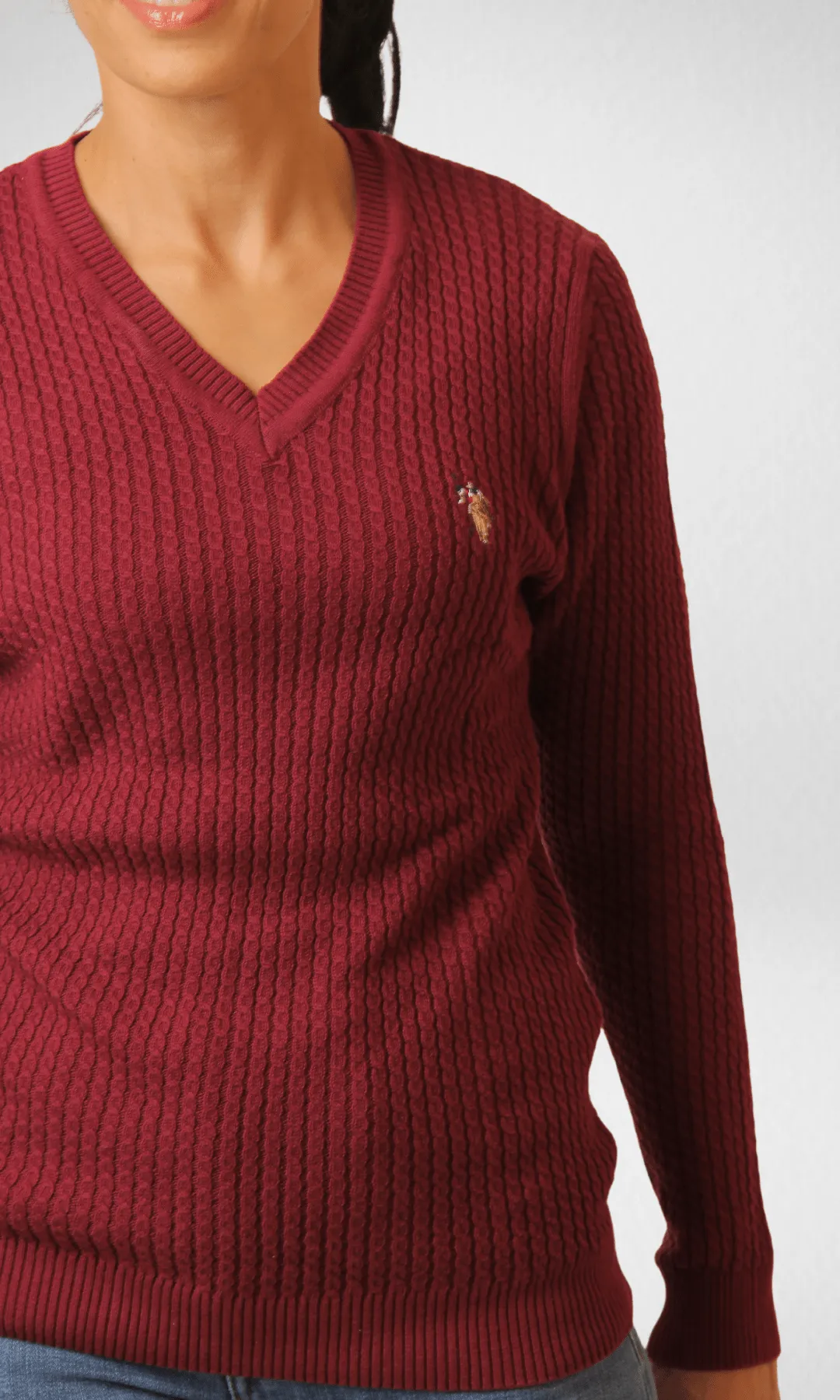 USP Women Pullover (Burgundy)