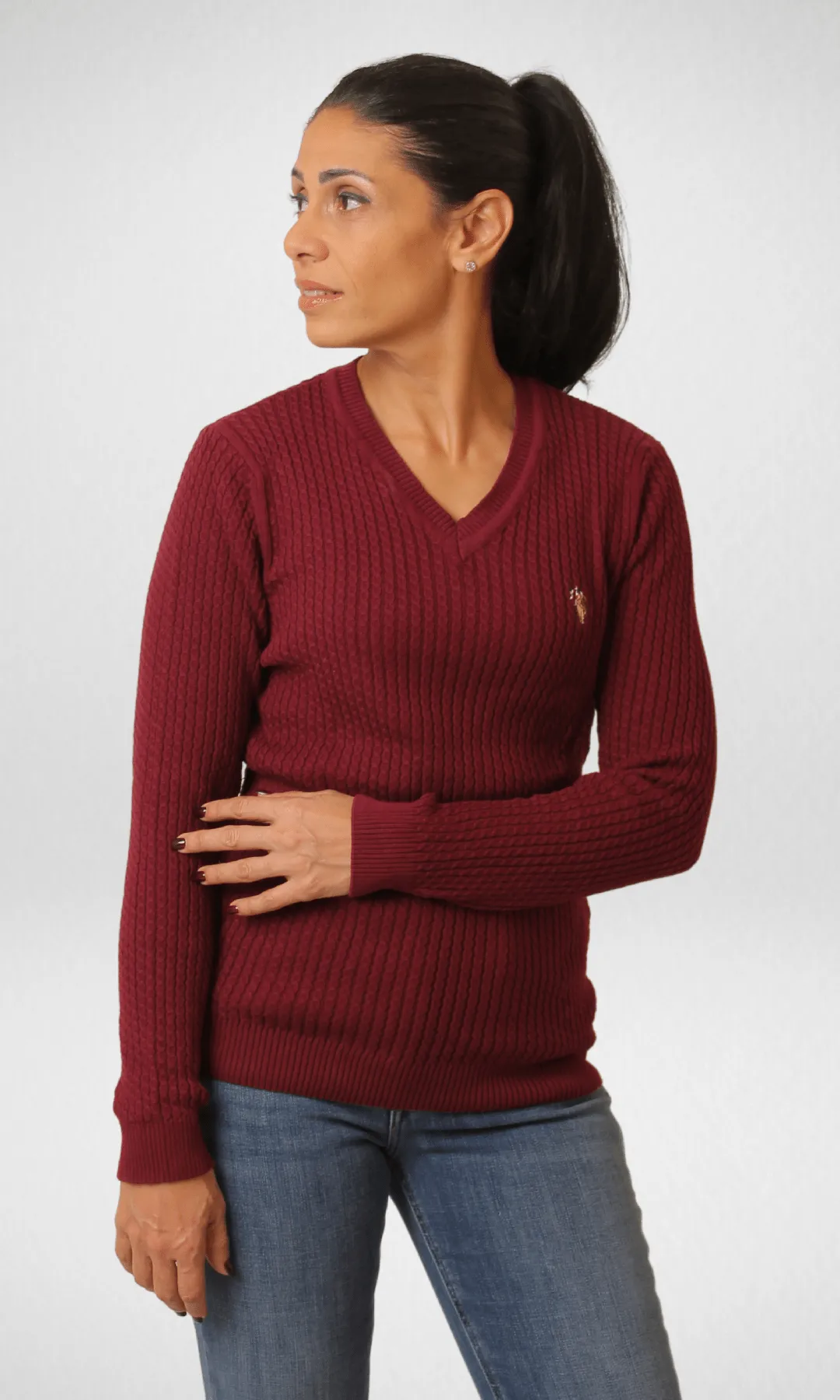 USP Women Pullover (Burgundy)