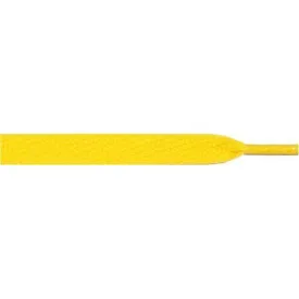 Wholesale Skateboard Flat 1/2" - Yellow (12 Pair Pack) Shoelaces