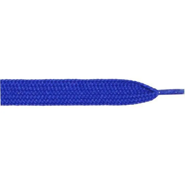 Wholesale Thick Flat 3/4" - Royal Blue (12 Pair Pack) Shoelaces